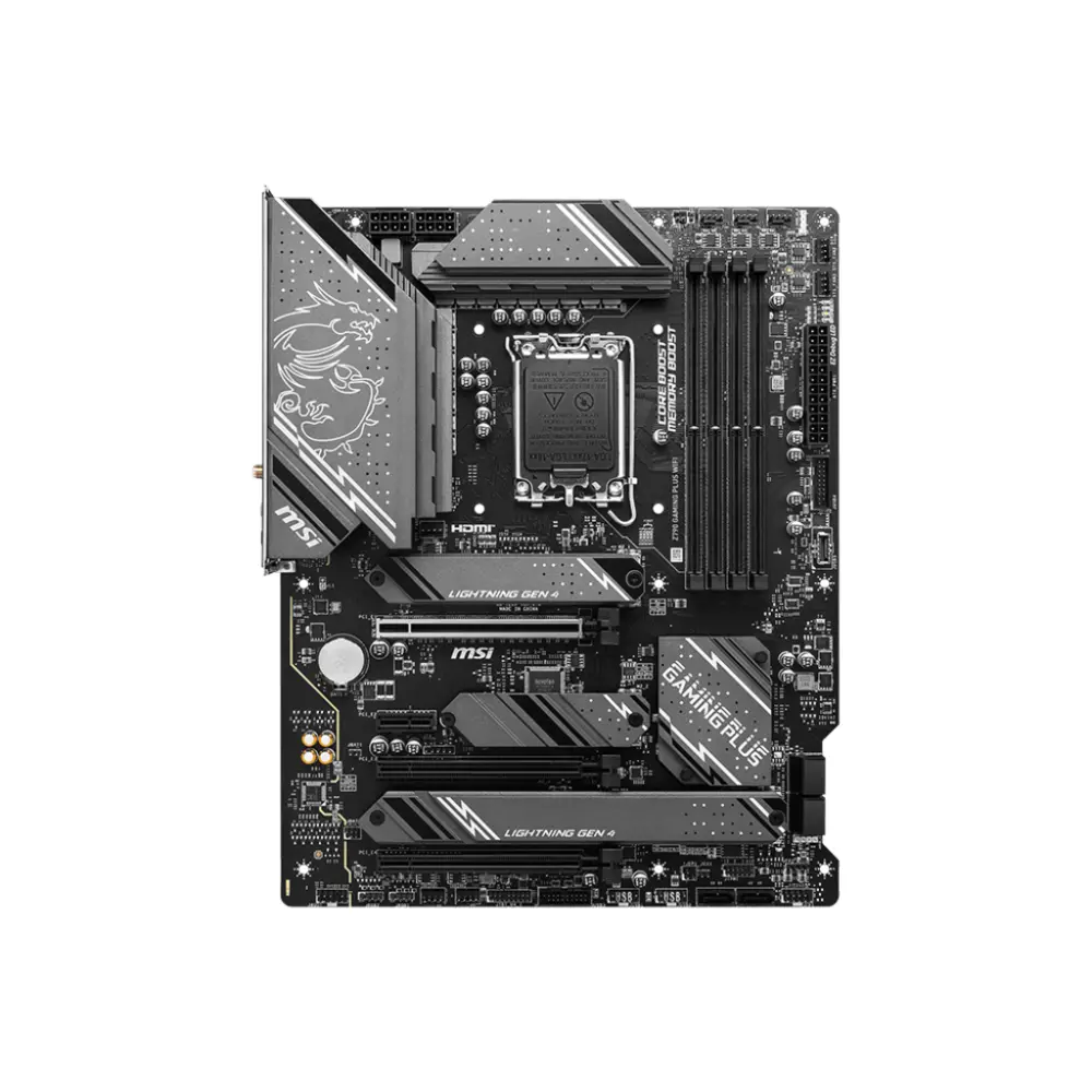 MSI Z790 Gaming Plus WIFI DDR5 Motherboard For Intel 12th | 13th | 14th Gen view 2